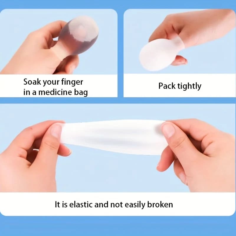 soft silicone toe sleeves for friction protection — image 4