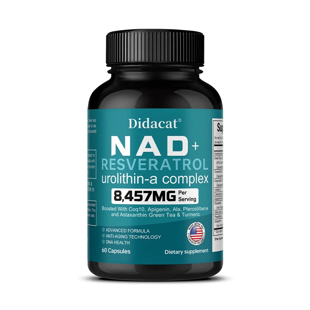 bottle of NAD and resveratrol supplement — image 8