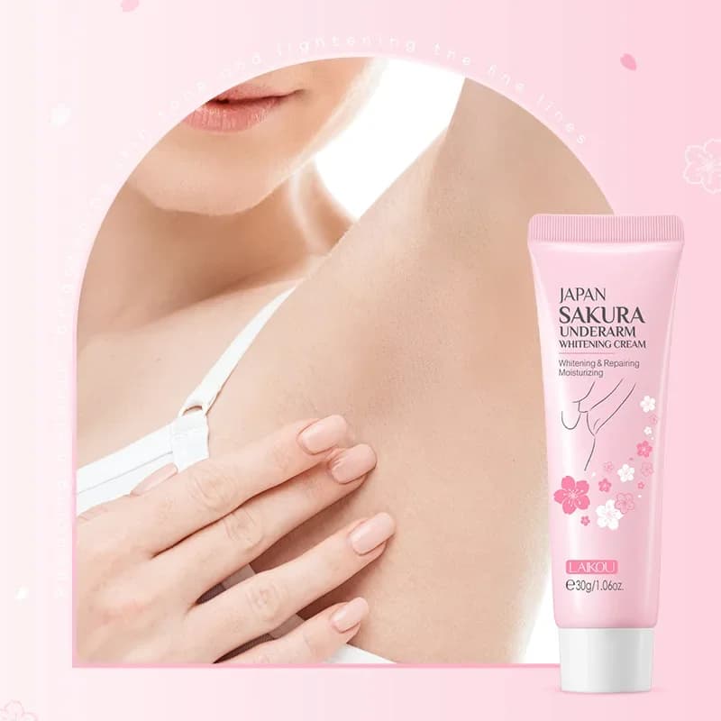 Sakura underarm and body cream tube — image 3