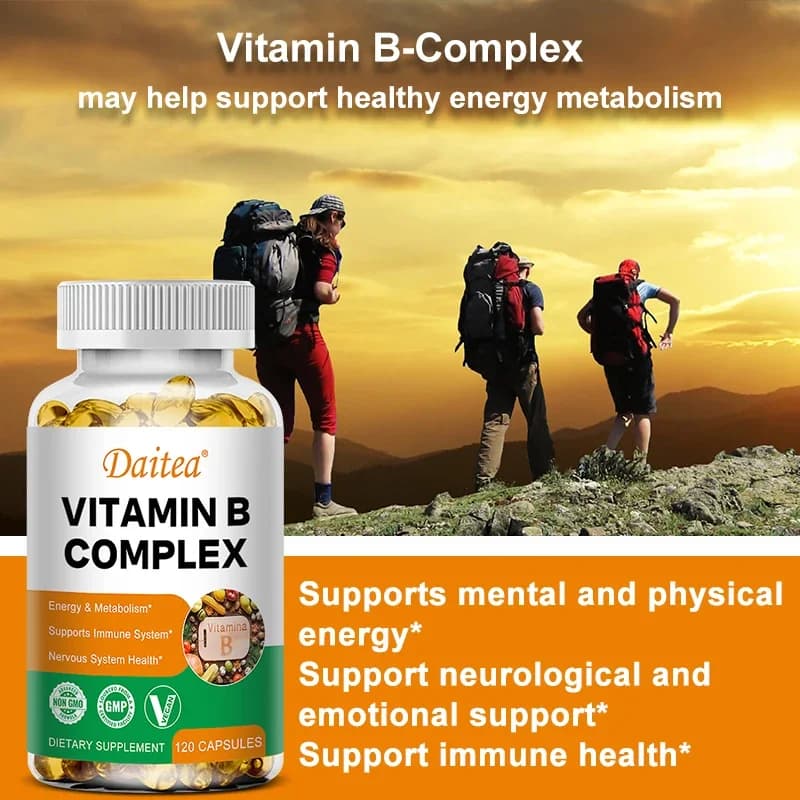 organic vitamin b complex vegetarian capsules — image 2