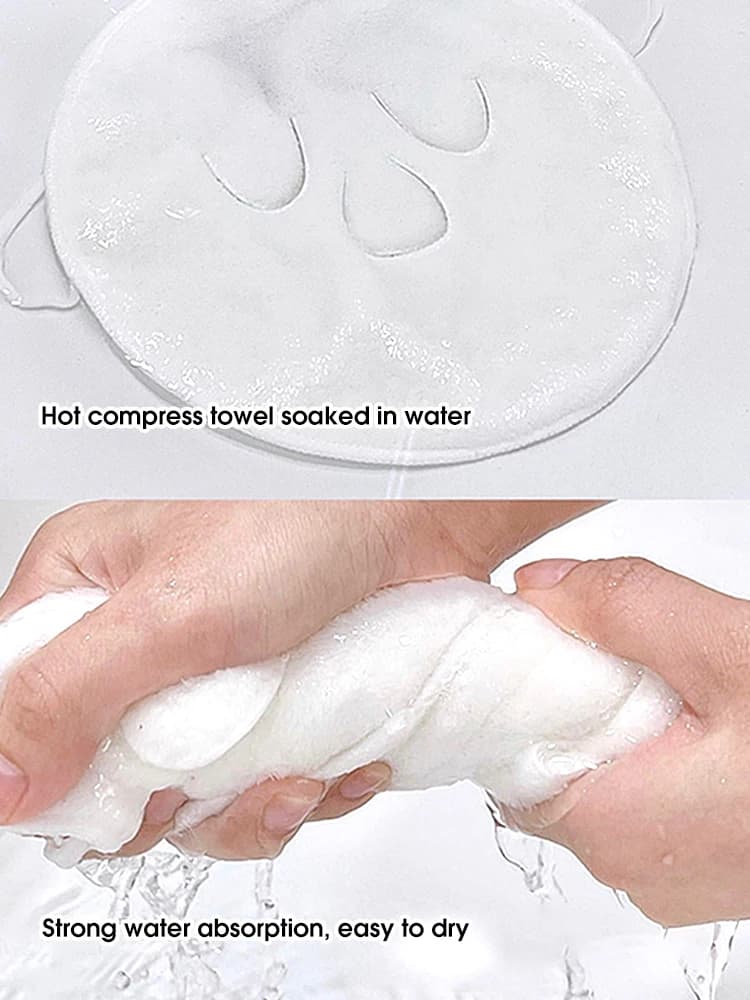 soft skin‑friendly steam heating compress towel — image 4