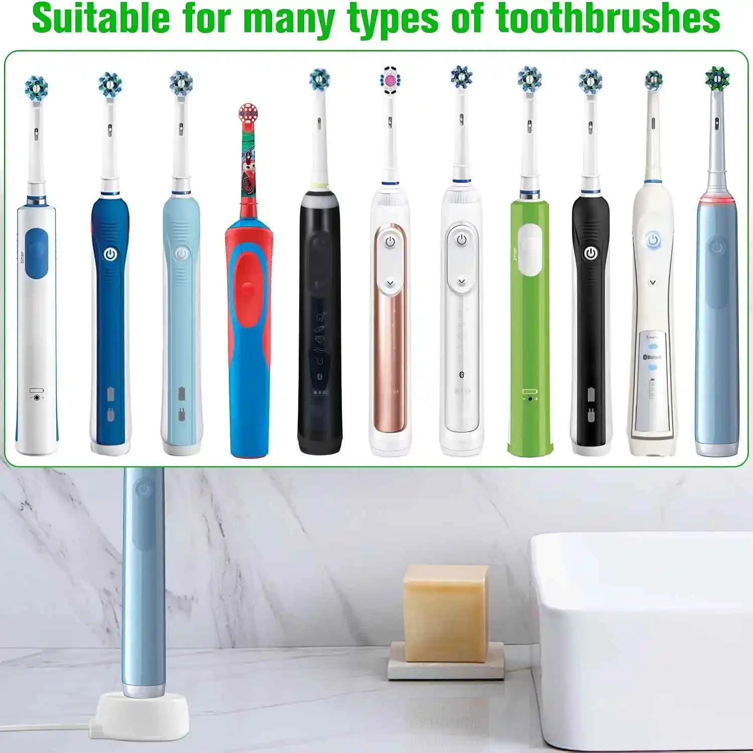 Waterproof inductive charger for Oral‑B iO toothbrush — image 2