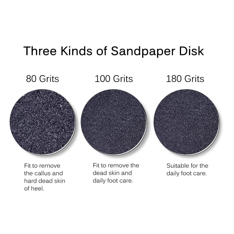 replacement sandpaper pads for electric foot file — image 6