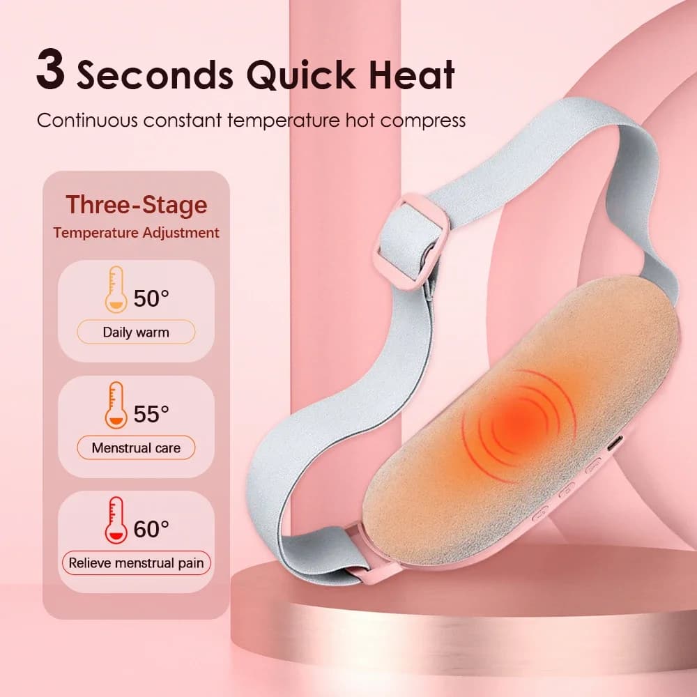 electric waist massage belt with heating for period cramps — image 4