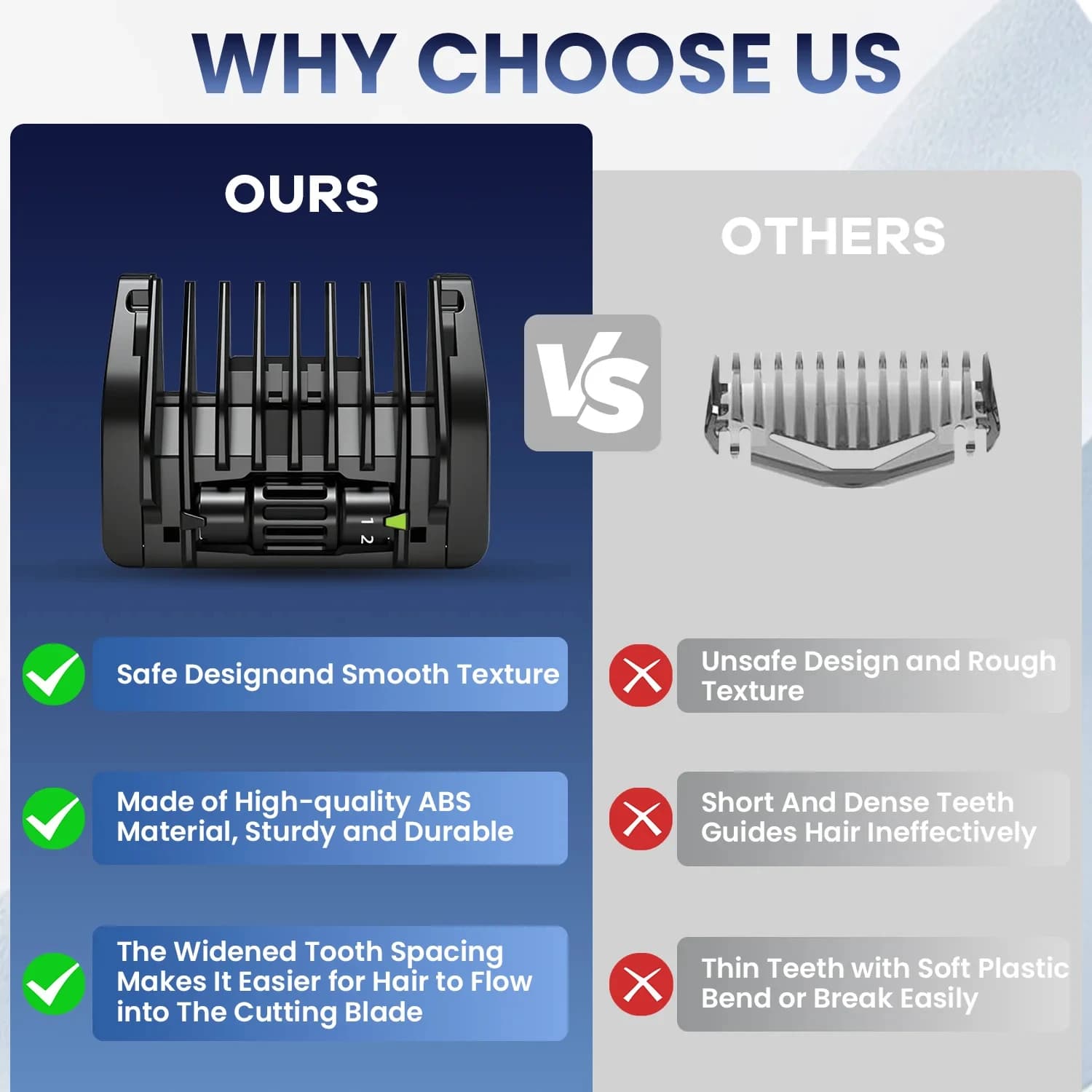 5-in-1 guide comb guard for OneBlade trimmer — image 5