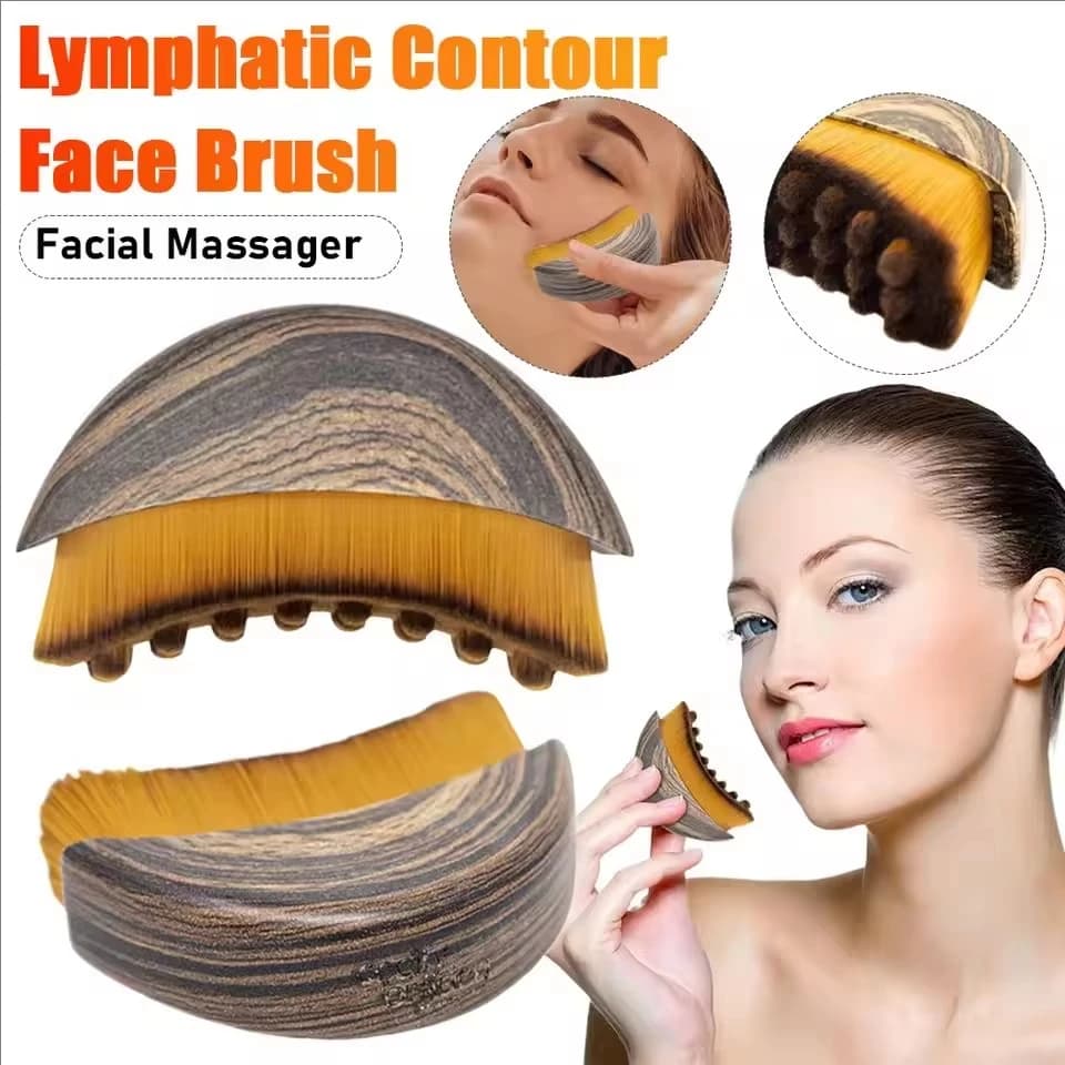 facial massage brush for chin and jawline — image 5