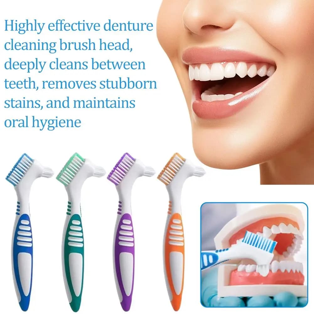 double-sided denture cleaning brush — image 6