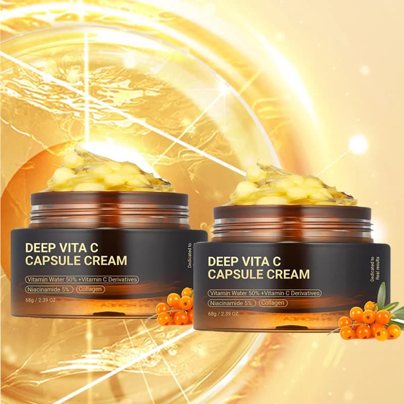 Vita C collagen anti-wrinkle face cream tube — image 7