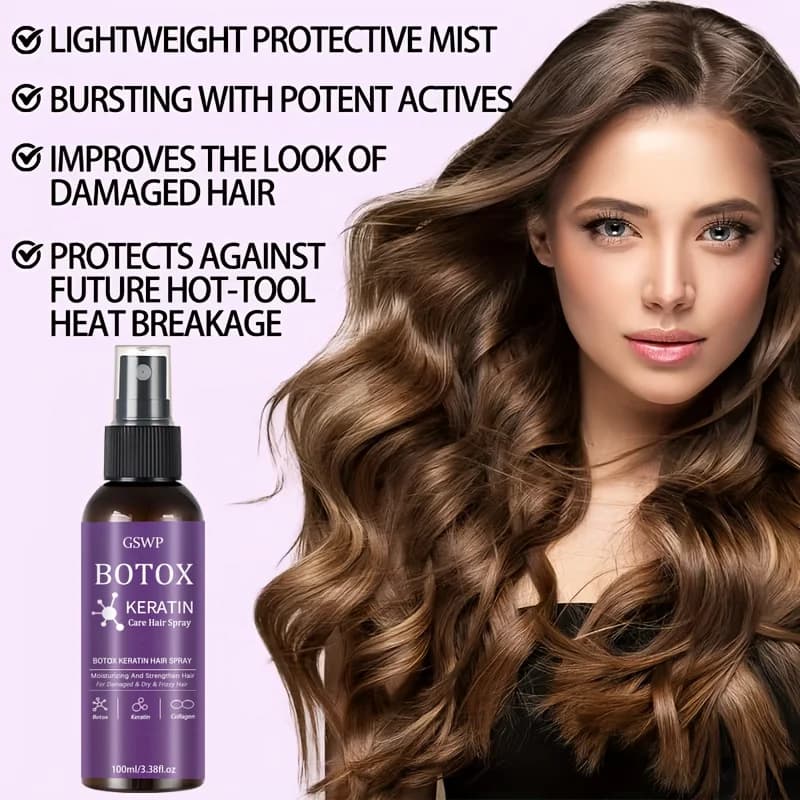 Botox keratin hair spray bottle — image 2
