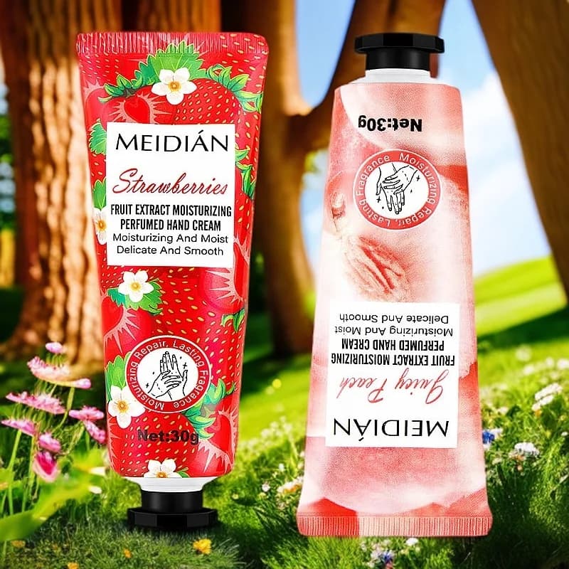 Five-pack fruit scented hand cream tubes — image 5