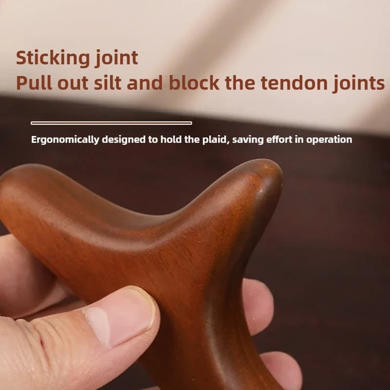Sandalwood trigger point Gua Sha massage tool — image 5