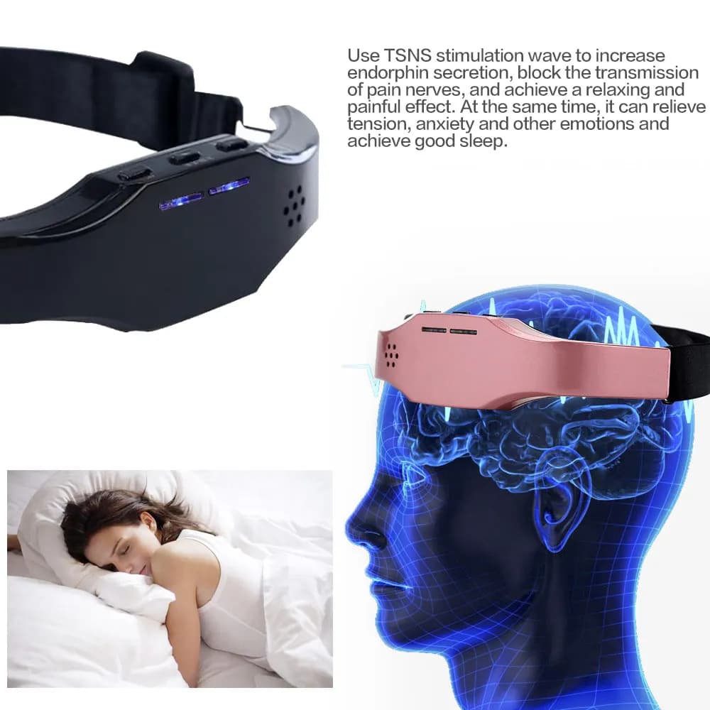 smart electric head massager with sleep monitor — image 3