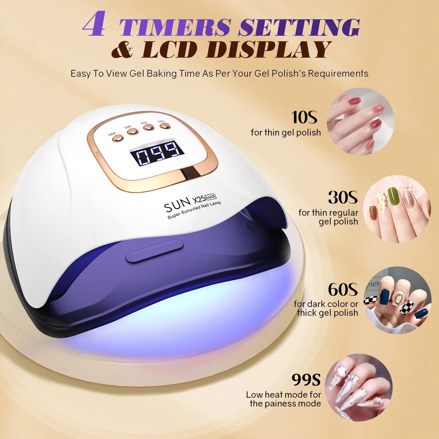 81 LED UV nail lamp for gel polish — image 3