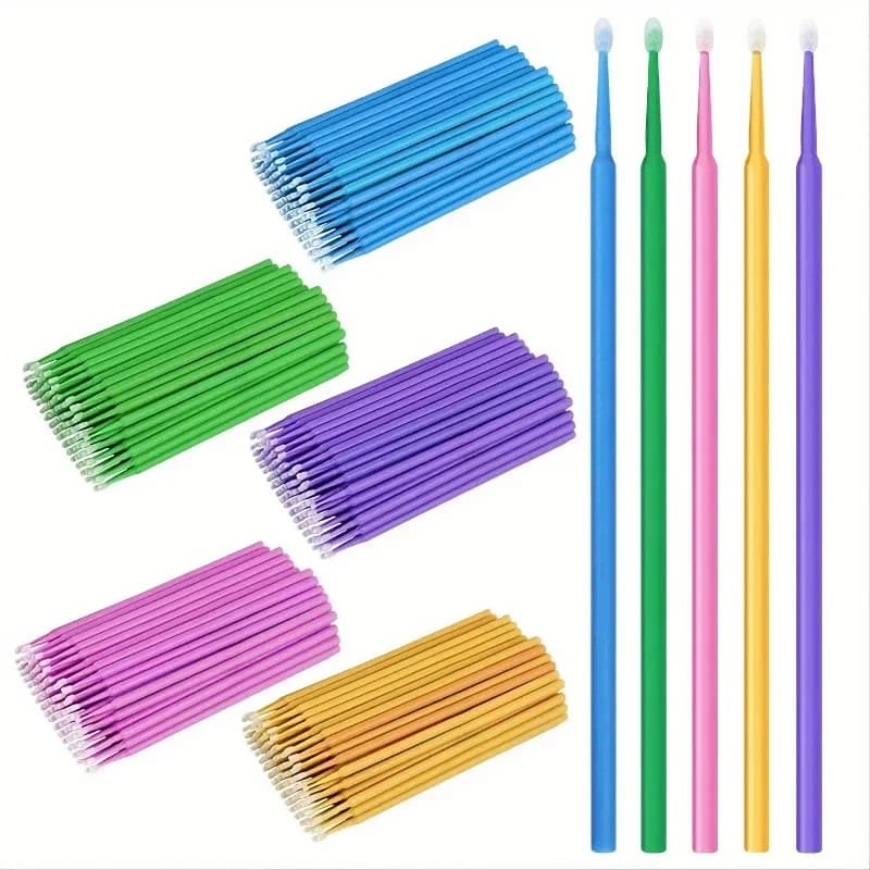 100Pcs/packs mini cotton swab for easy and precise application
