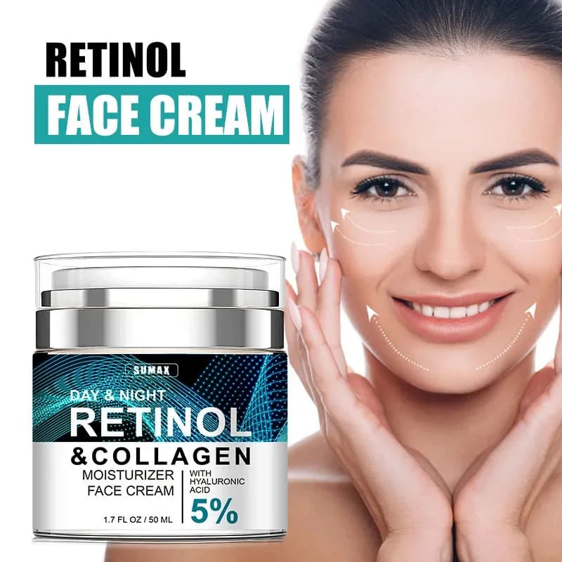Retinol anti-aging face cream tube 50ml — image 4