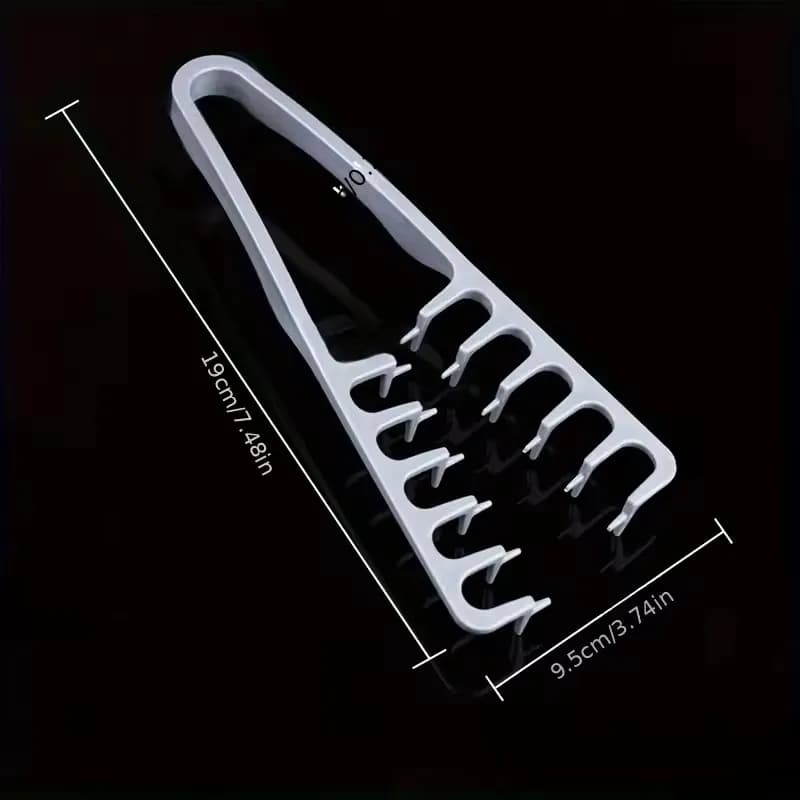 Fluffy textured ABS hair volumizing comb — image 6
