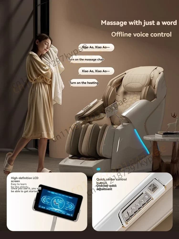 Home Electric Massage Chair Full Body 8D Daul Core Zero Gravity — image 5