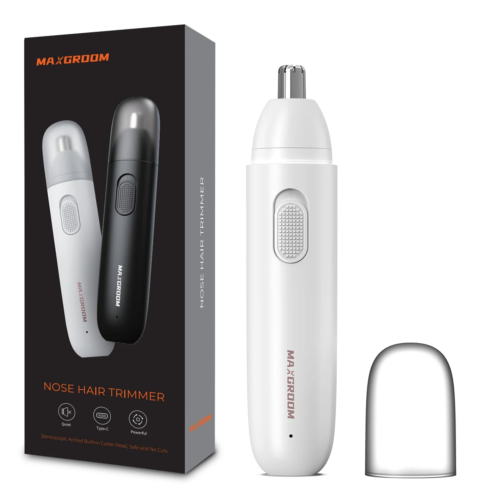 Rechargeable 360° rotating nose hair trimmer — image 7