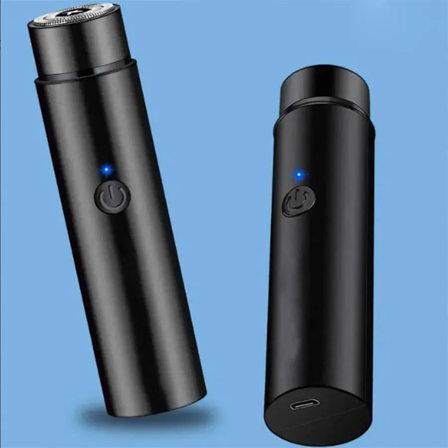 compact USB rechargeable mini electric shaver — image 1