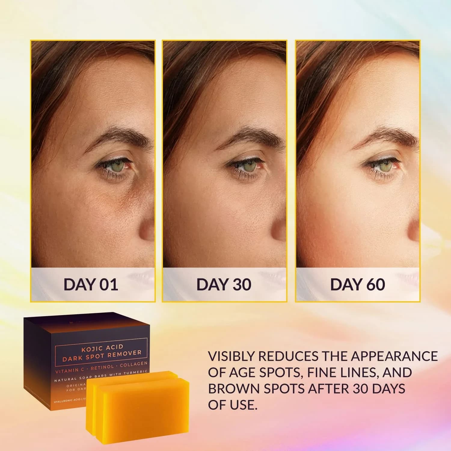 handmade kojic acid dark spot remover soap — image 4