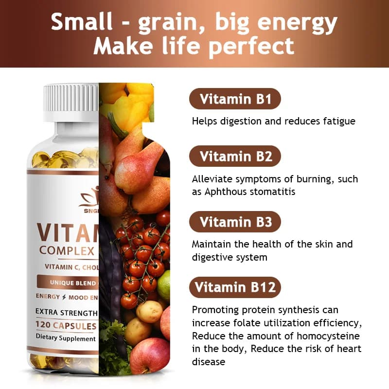 b-complex vitamin supplement bottle — image 5