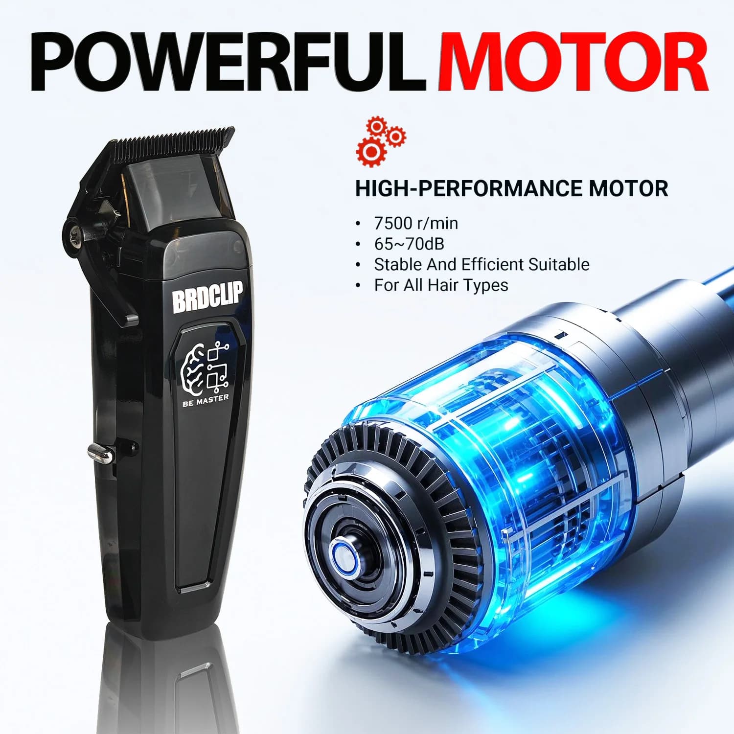 electric hair clipper with adjustable blade — image 3