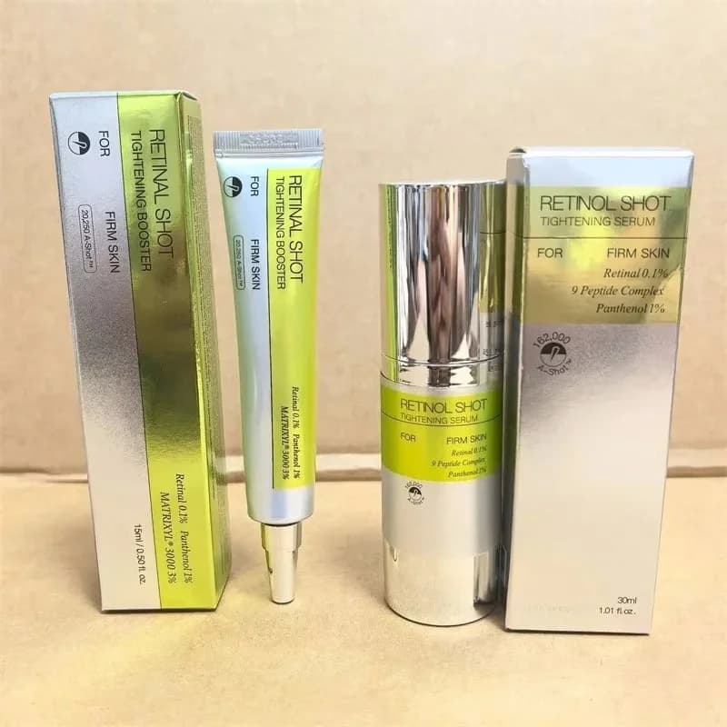 retinal tightening booster eye cream and face serum set — image 2
