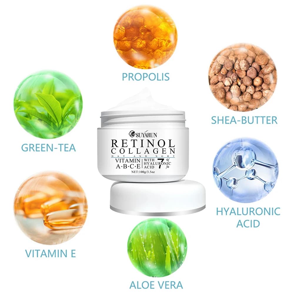 jar of vitamin e and shea butter anti-aging cream — image 2