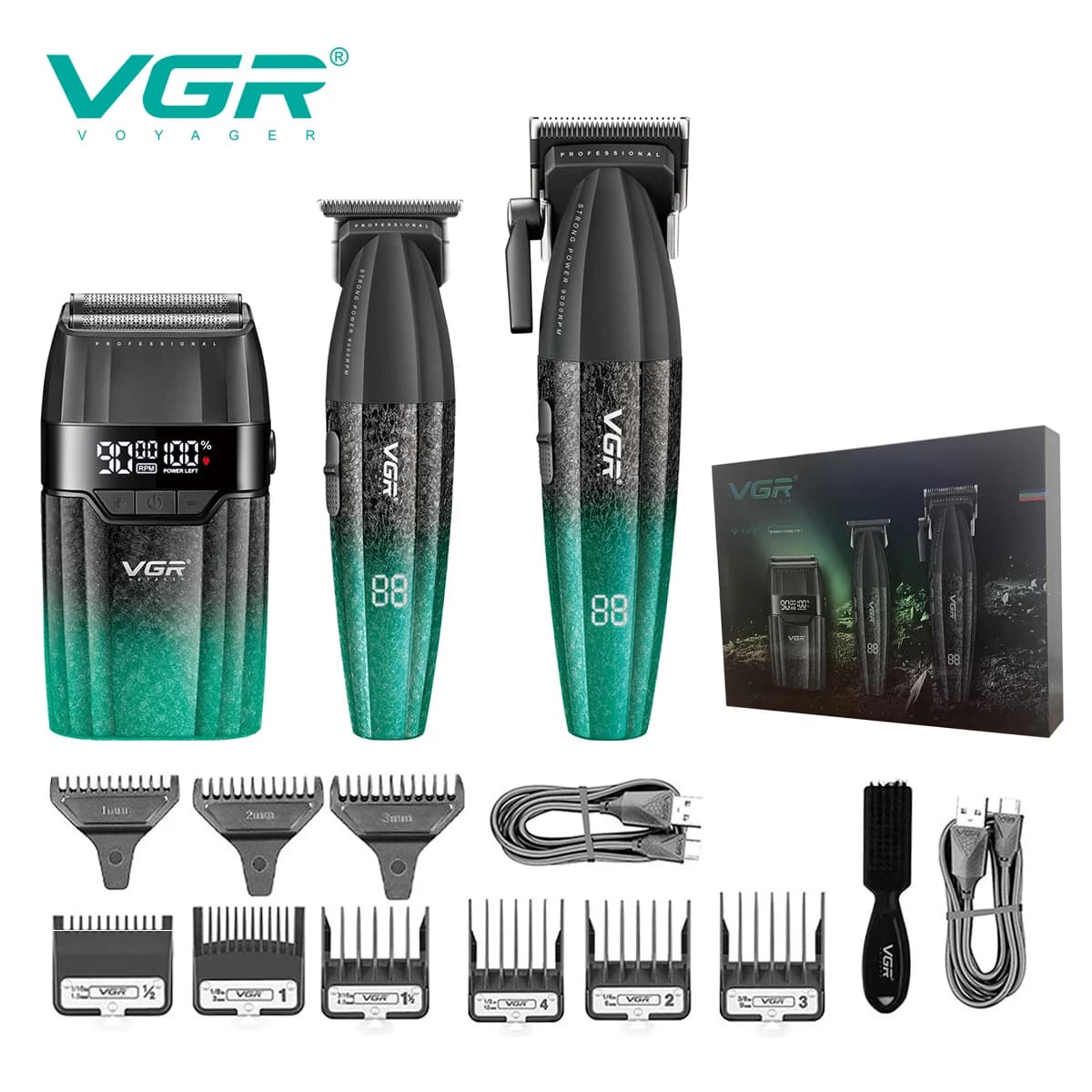 VGR cordless hair trimmer for men — image 7
