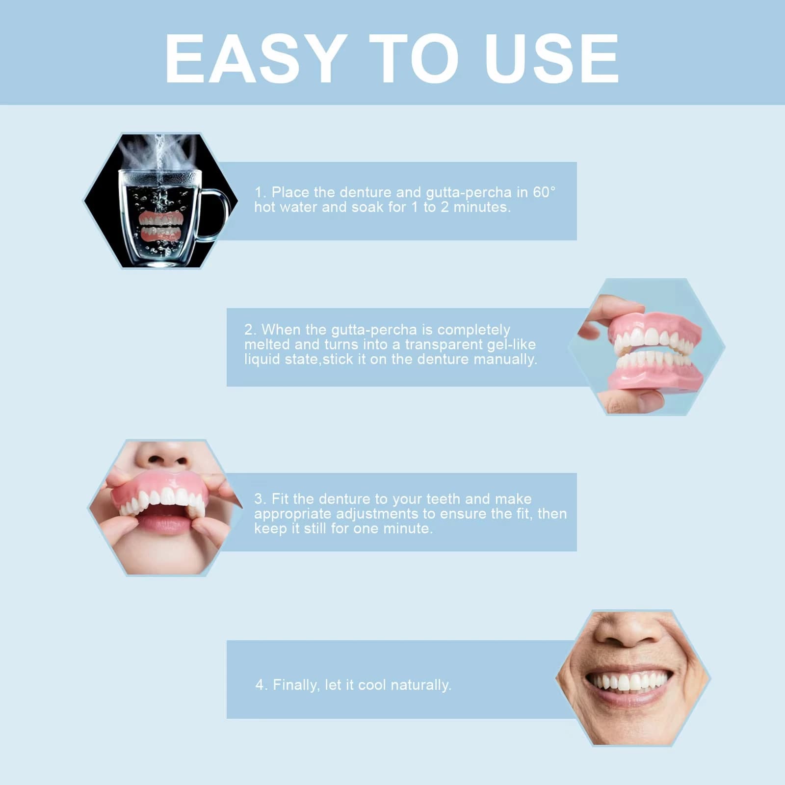 handcrafted silicone dentures — image 6