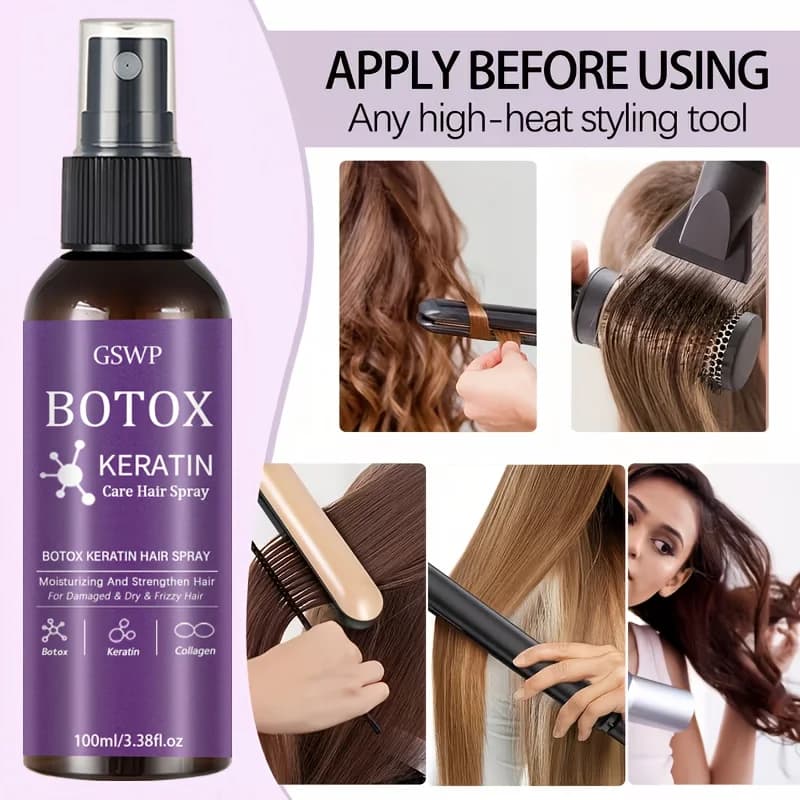 Botox keratin hair spray bottle — image 6