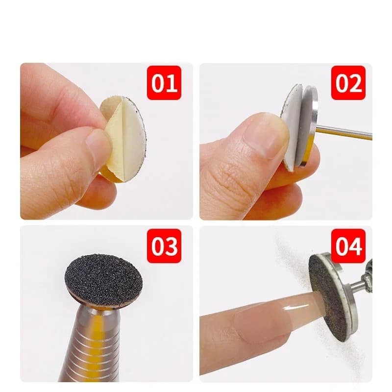 replaceable foot callus sanding pads — image 3