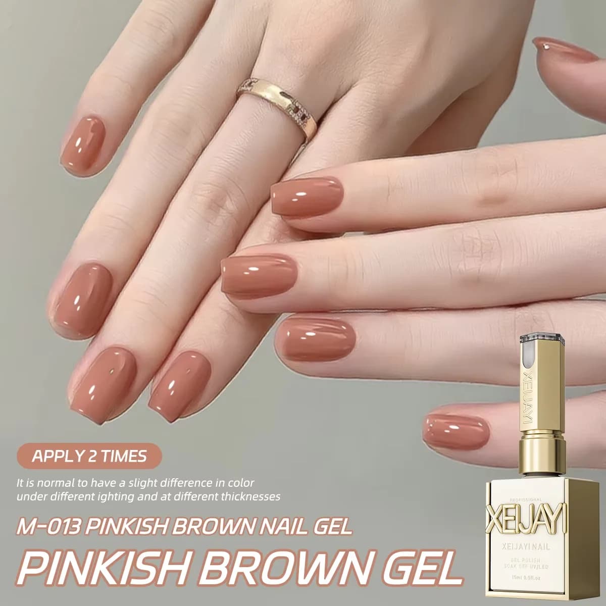 1pc 15ml Pale Yellow Gel Nail Polish Starter Pure Soak Off No — image 7