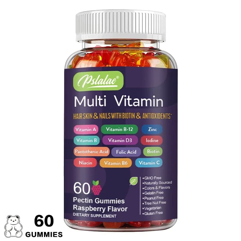 multivitamin gummies in a clear container — image 8
