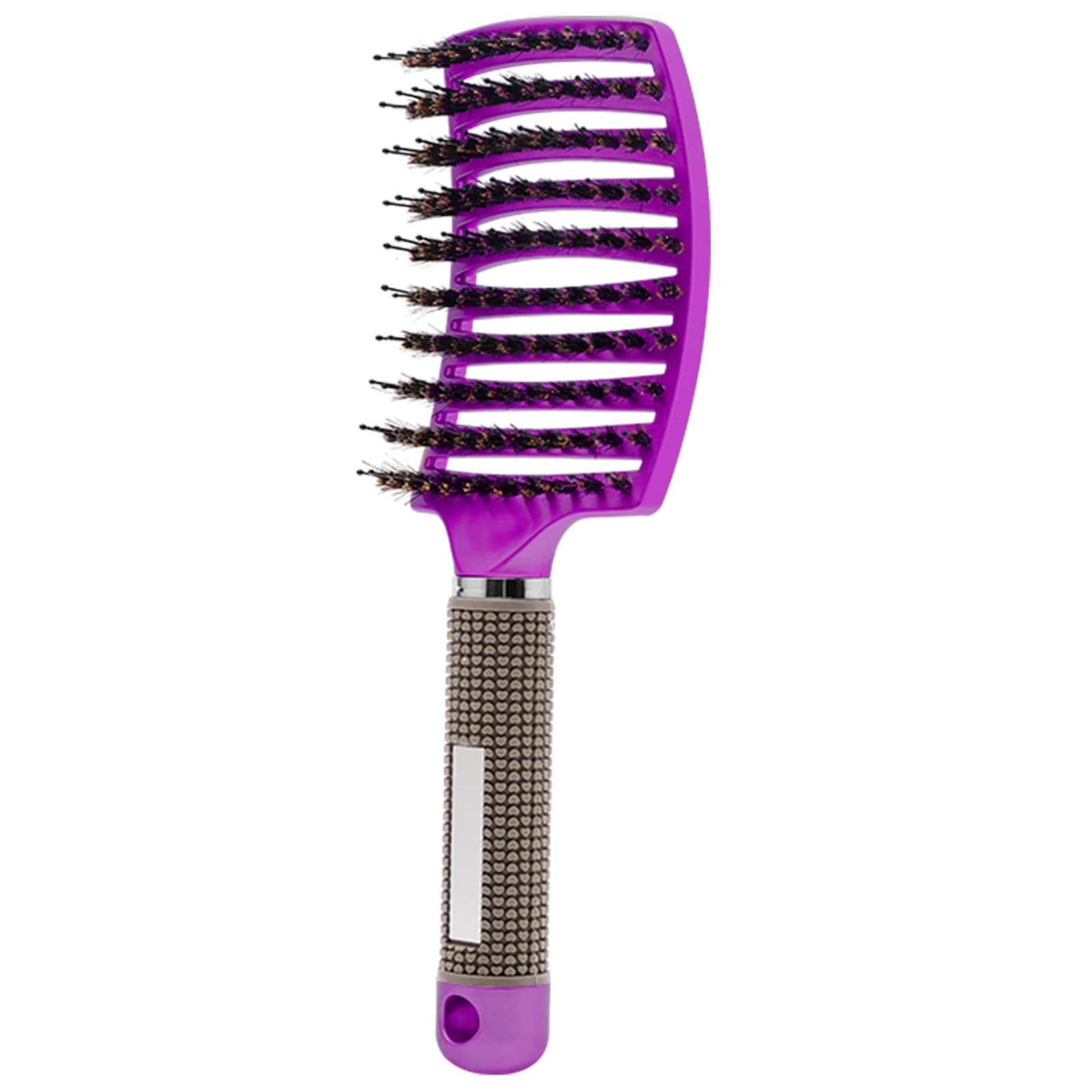 detangling hair brush with bristle and nylon — image 8