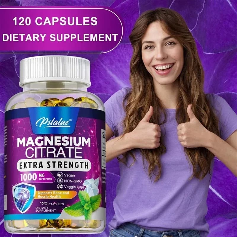 bottle of magnesium citrate supplement — image 6