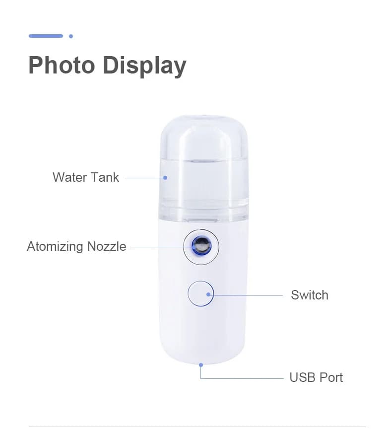 handheld portable nano facial mist sprayer — image 5