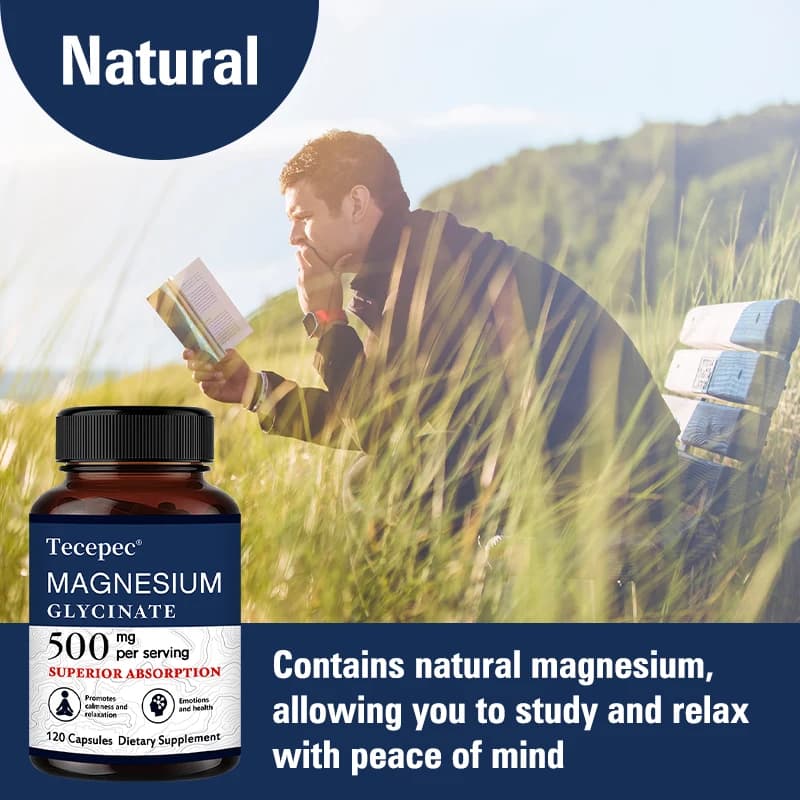bottle of magnesium glycinate capsules — image 5