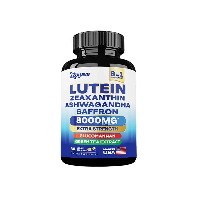 bottle of lutein zeaxanthin saffron eye supplement — image 8