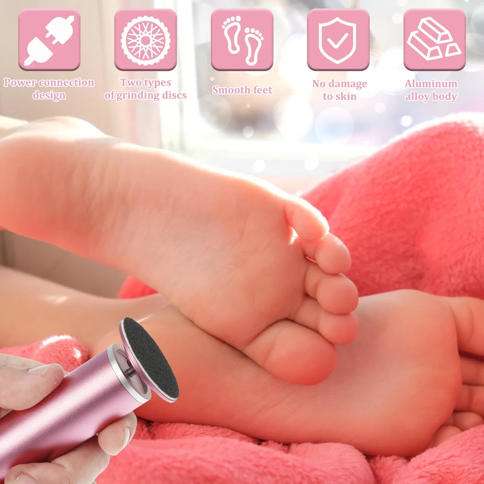 electric foot file with adjustable speed — image 6