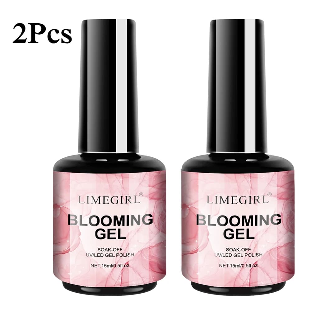 Limegirl marble blossom blooming gel nail polish — image 8