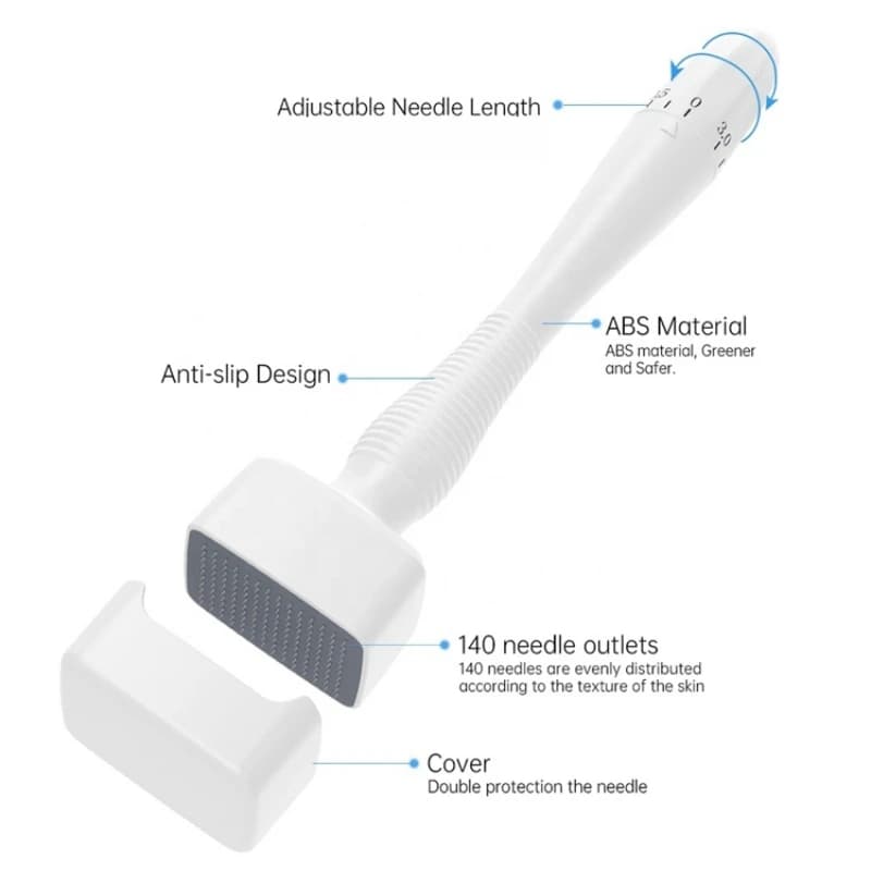 adjustable derma stamp with 140 microneedles — image 4