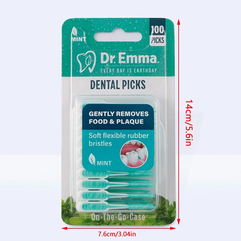 pack of 100 interdental silicone brushes — image 6