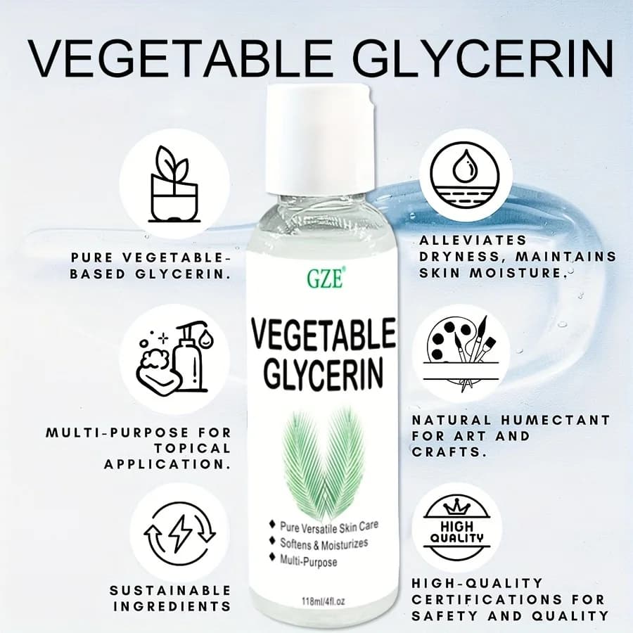 bottle of pure vegetable glycerin — image 2