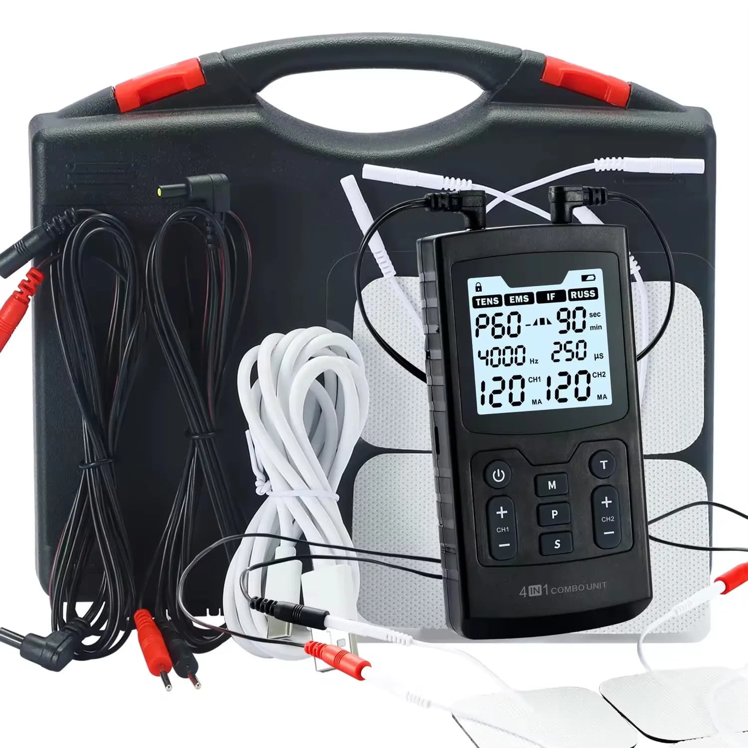 4-in-1 electric muscle stimulator with control panel — image 8