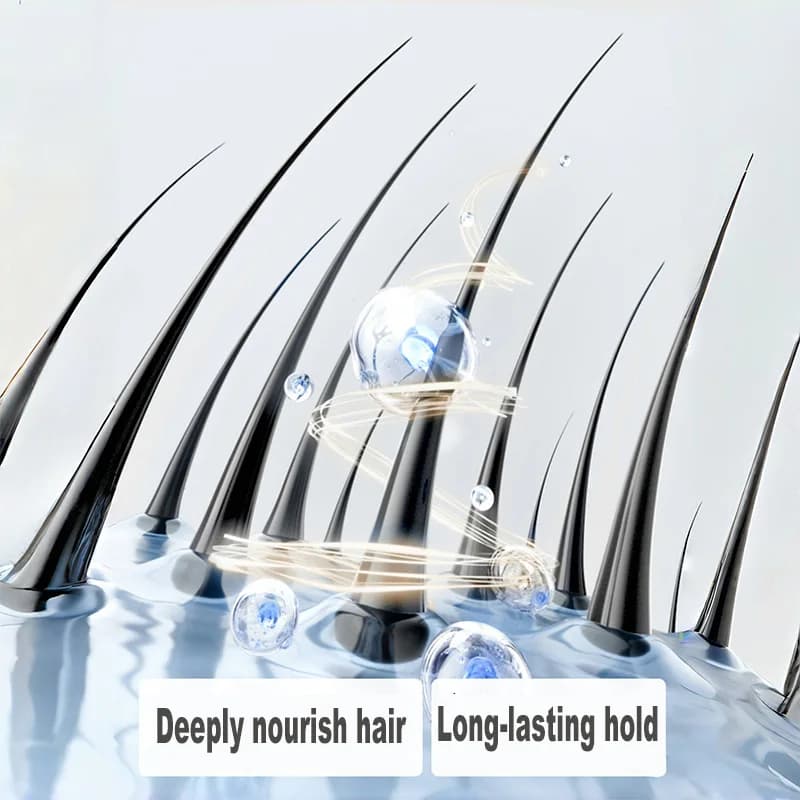 hair straightener and dryer with negative ion plates — image 5