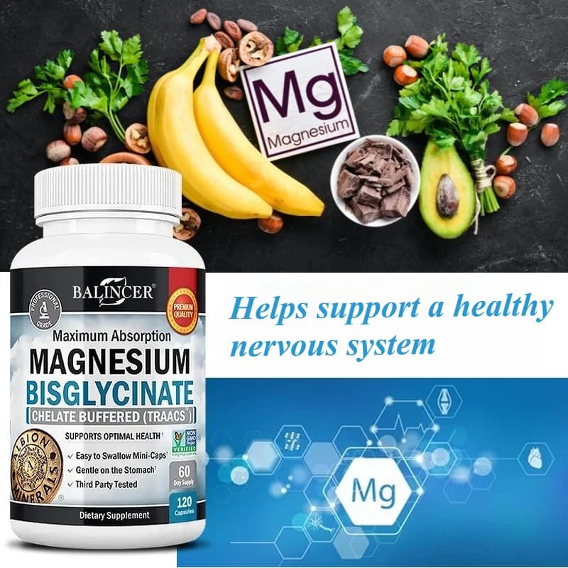 vegetarian magnesium bisglycinate capsules — image 3