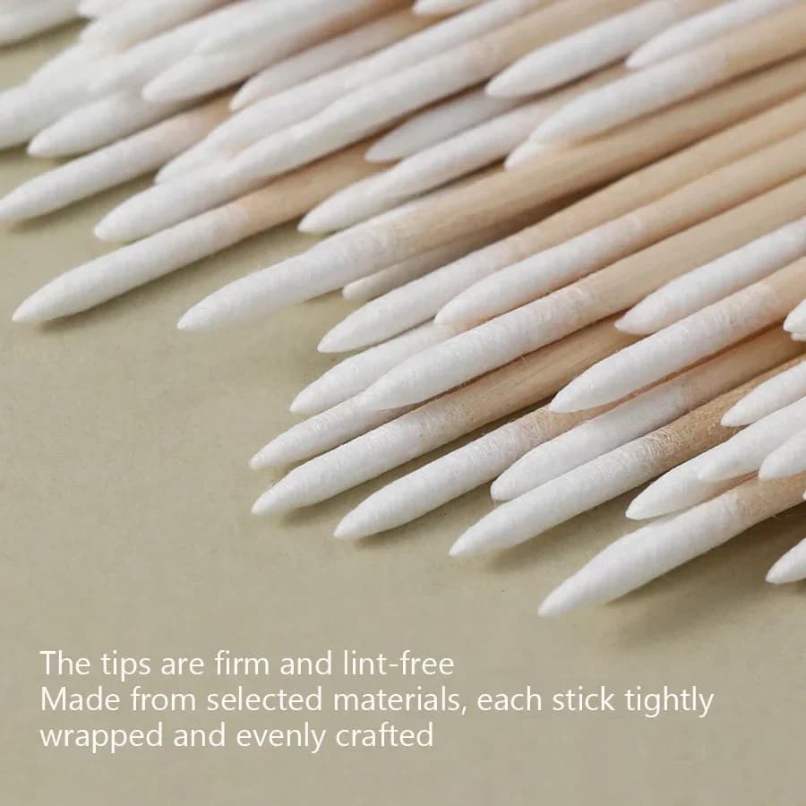 double-ended cotton swabs with fine tips — image 4