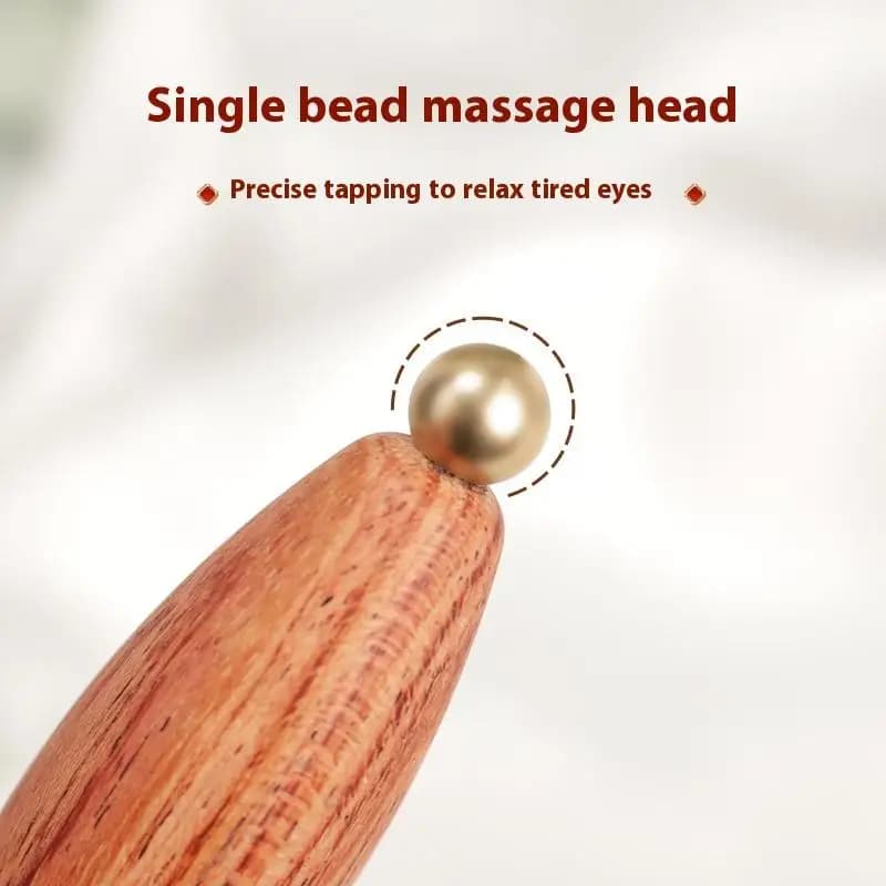 Lotus brass eye massage stick — image 6