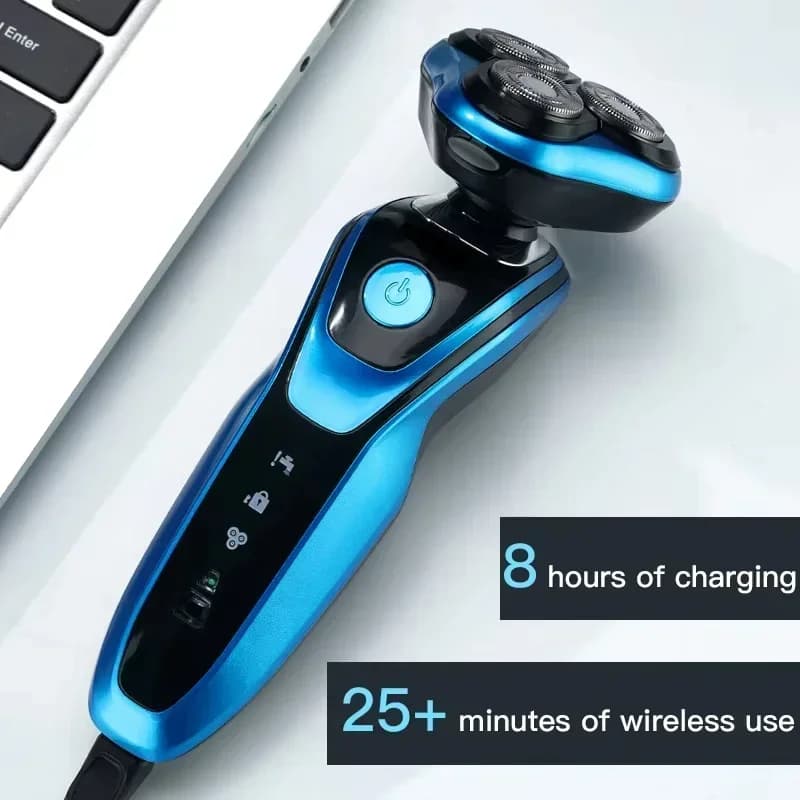 waterproof 3-in-1 USB rechargeable electric shaver — image 3